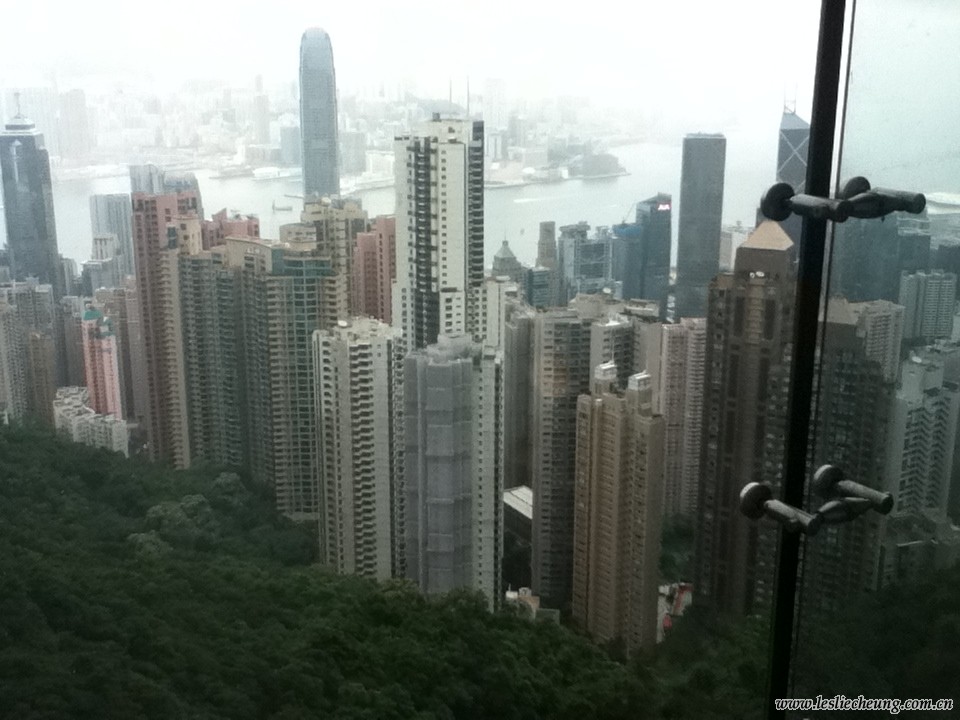 山顶看到的香港全景